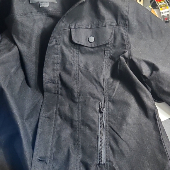 TRIUMPH OVER TRAGEDY MENS LIGHT WEIGHT TRUCKER JACKET BLACK COLOR SIZE XL - Picture 8 of 10